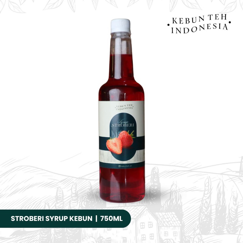 

Syrup STROBERI 750ml - Sirup Rasa STROBERI / Sirup Premium STRAWBERRY