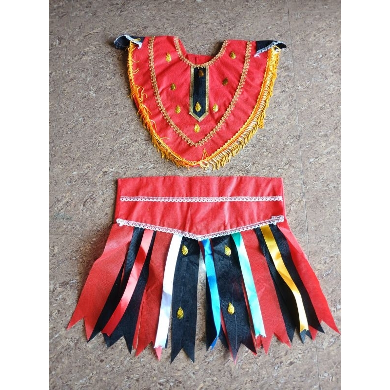 DISKON BAJU ADAT DAYAK ANAK LAKI-LAKI/WANITA KARNAVAL/PENTAS TARI/KARTINI