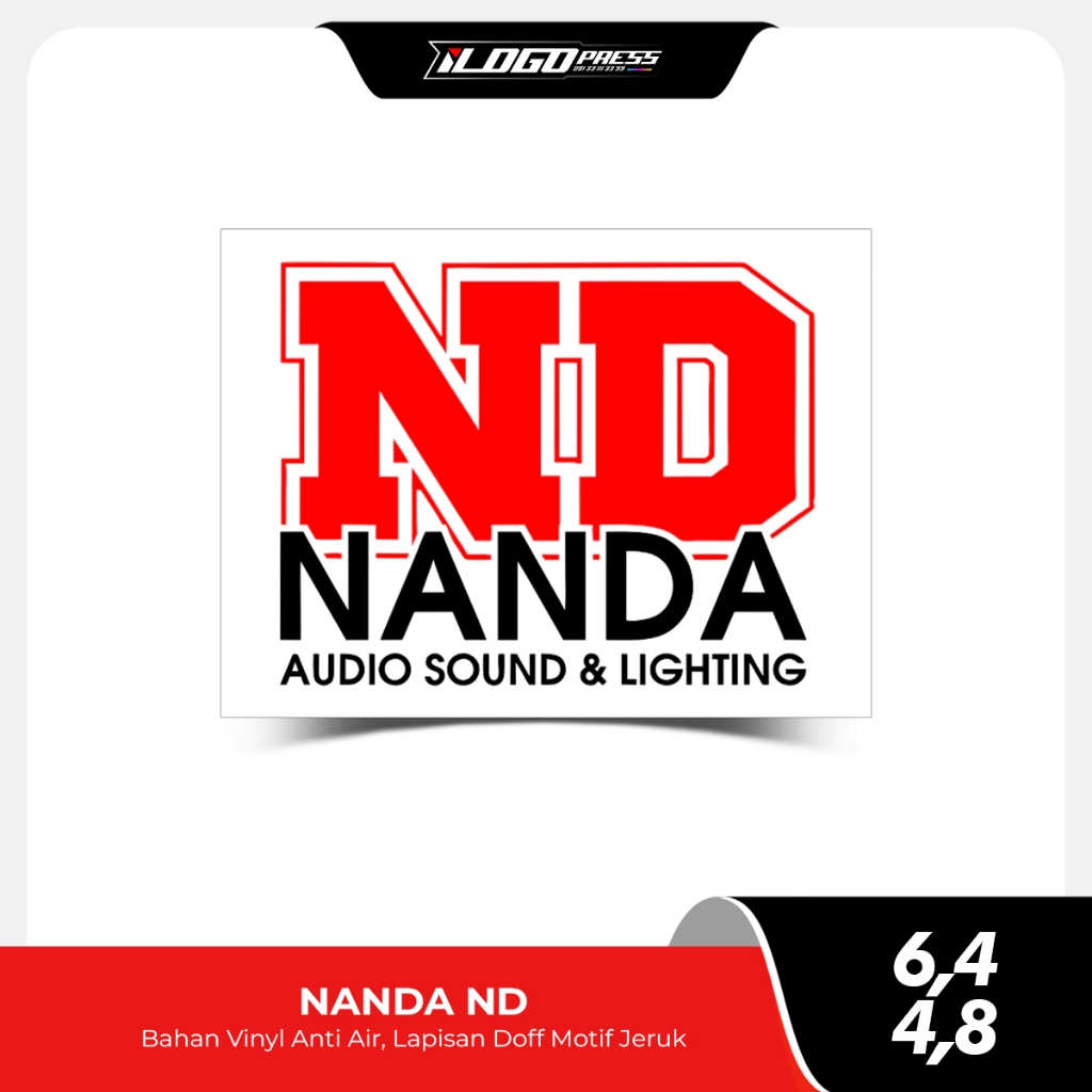 

NANDA ND Stiker Sound System Bahan Vinyl Premium Anti Air Doff Motif Jeruk