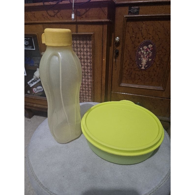Paket Kotak Bekal / Tempat Makan LHB Tupperware Second / Preloved