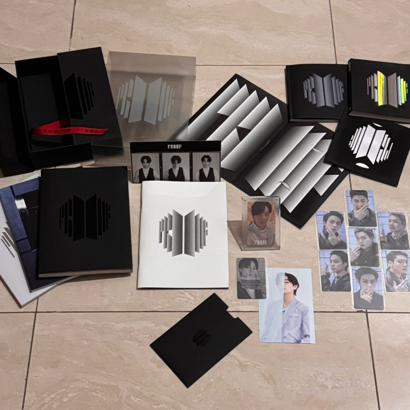 BTS Proof Album Set Official (Unsealed) — Standard & Compact Edition + Weverse Shop POB + ProofSeom 
