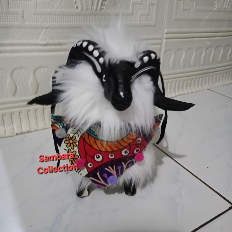 Miniatur domba garut, mainan anakanak,boneka domba garut,boneka pajangan