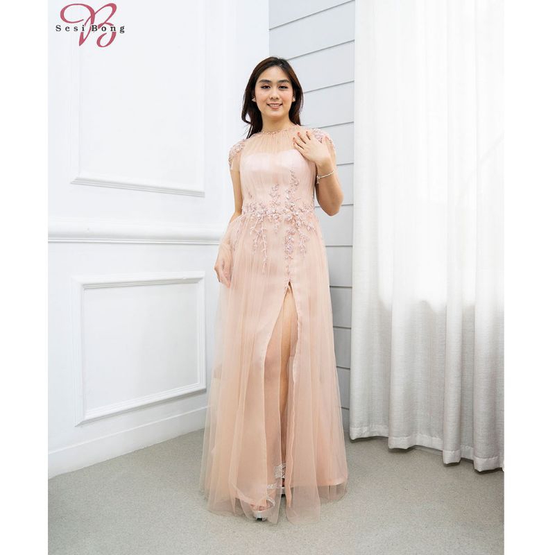Gaun Pesta 1132 Rose Gold