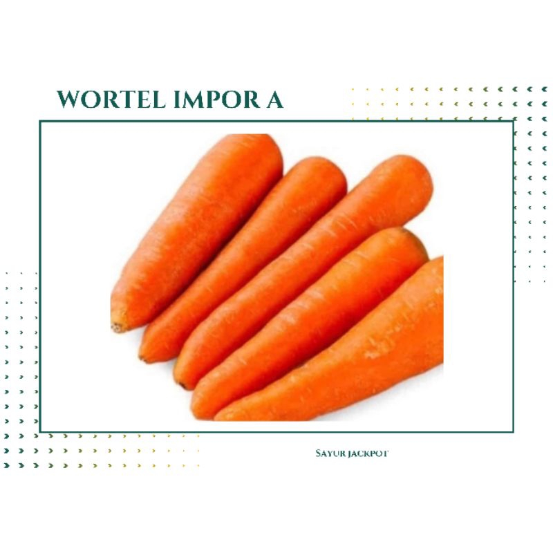 

Wortel impor gread A [ 100g ]