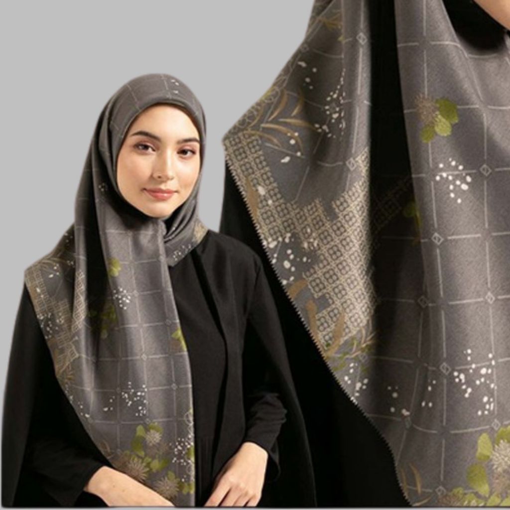 ZA - Lily - Kerudung Hijab Segi Empat Bahan Voal