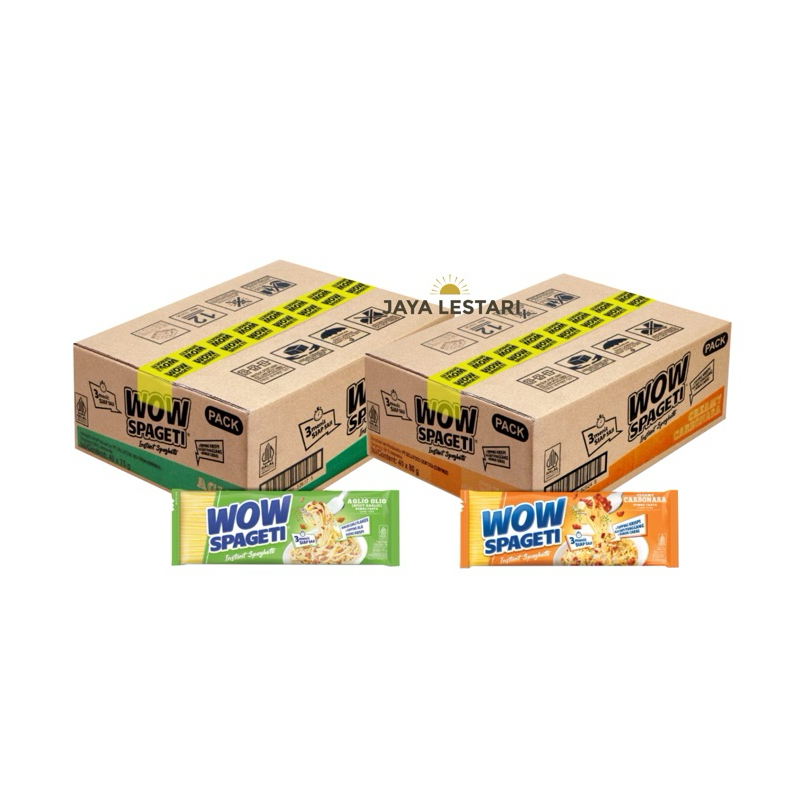 

(Karton) Wow Spageti Karton (Isi 40 Pcs/Karton) (2 Varian Rasa)