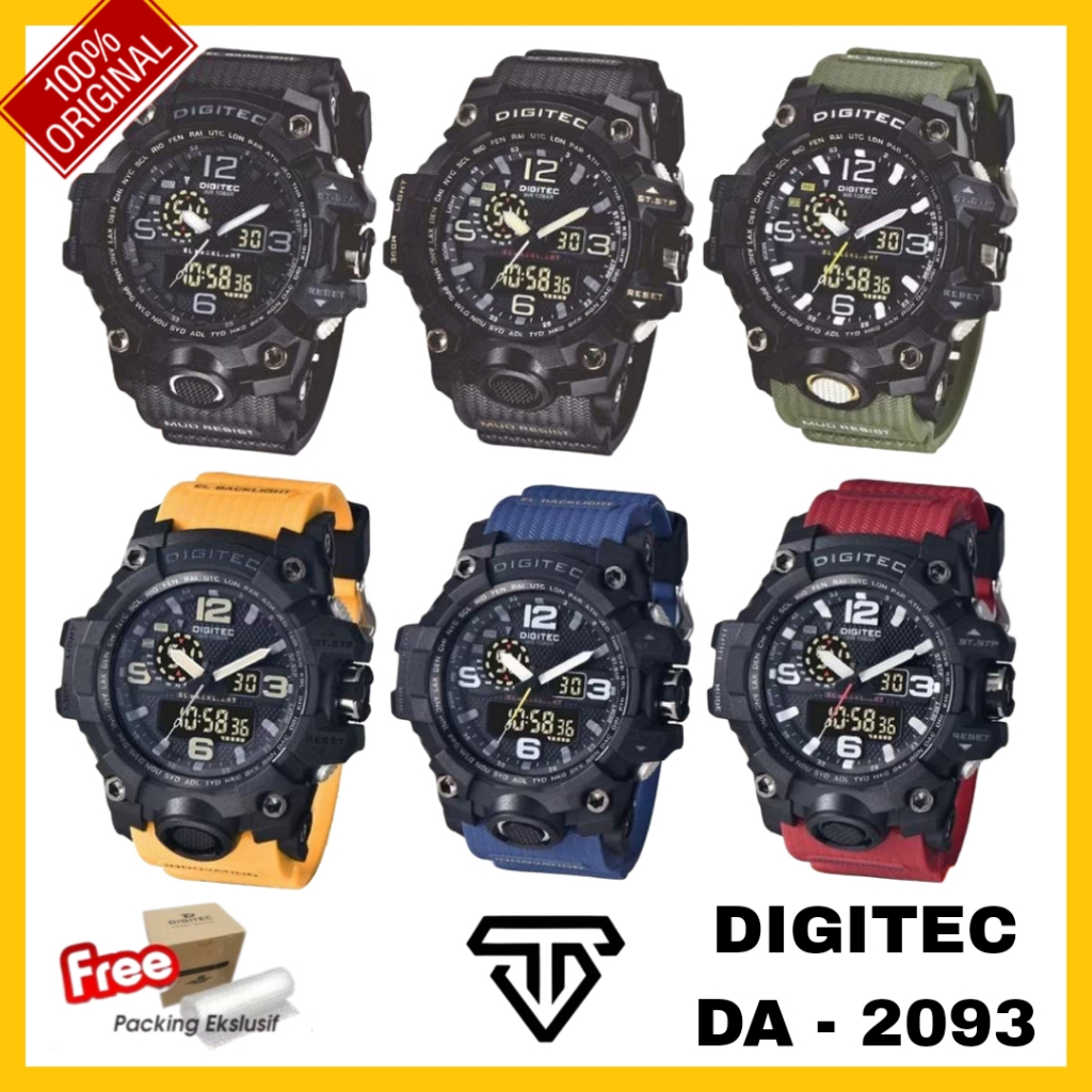 DIGITEC DA 2093 / DA-2093 / DA2093 DG Watch Jam Tangan ORIGINAL