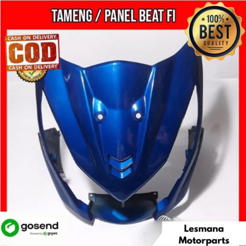 Cover body depan tameng depan beat fi warna biru 2013-2015