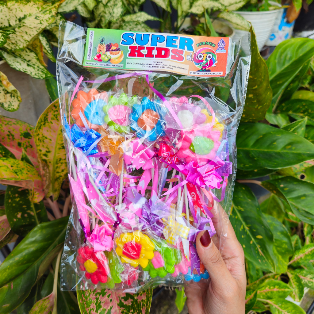 

PERMEN LOLIPOP BUNGA UNIK SUPER KIDS ISI 20 (Langsung dari pabriknya). Cek deskripsi yaa