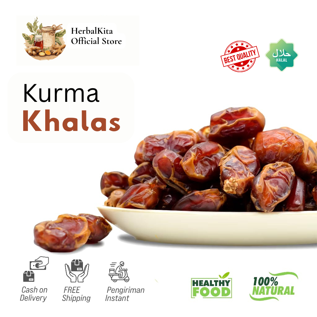 

Kurma Khalas Arab Kholas Saad Al Barakah Pulen Nikmat