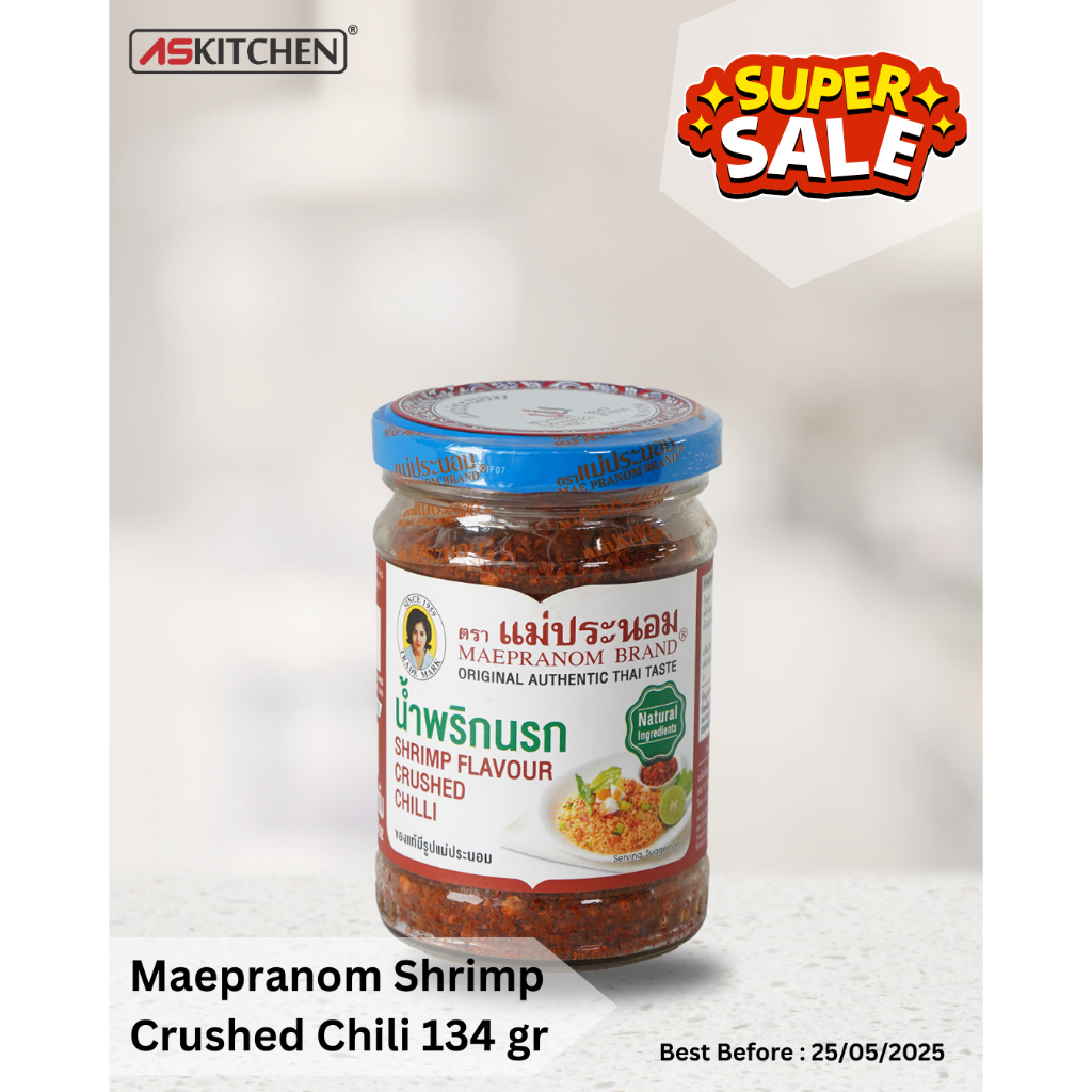 

PROMO Maepranom Shrimp Crushed Chili 134gr