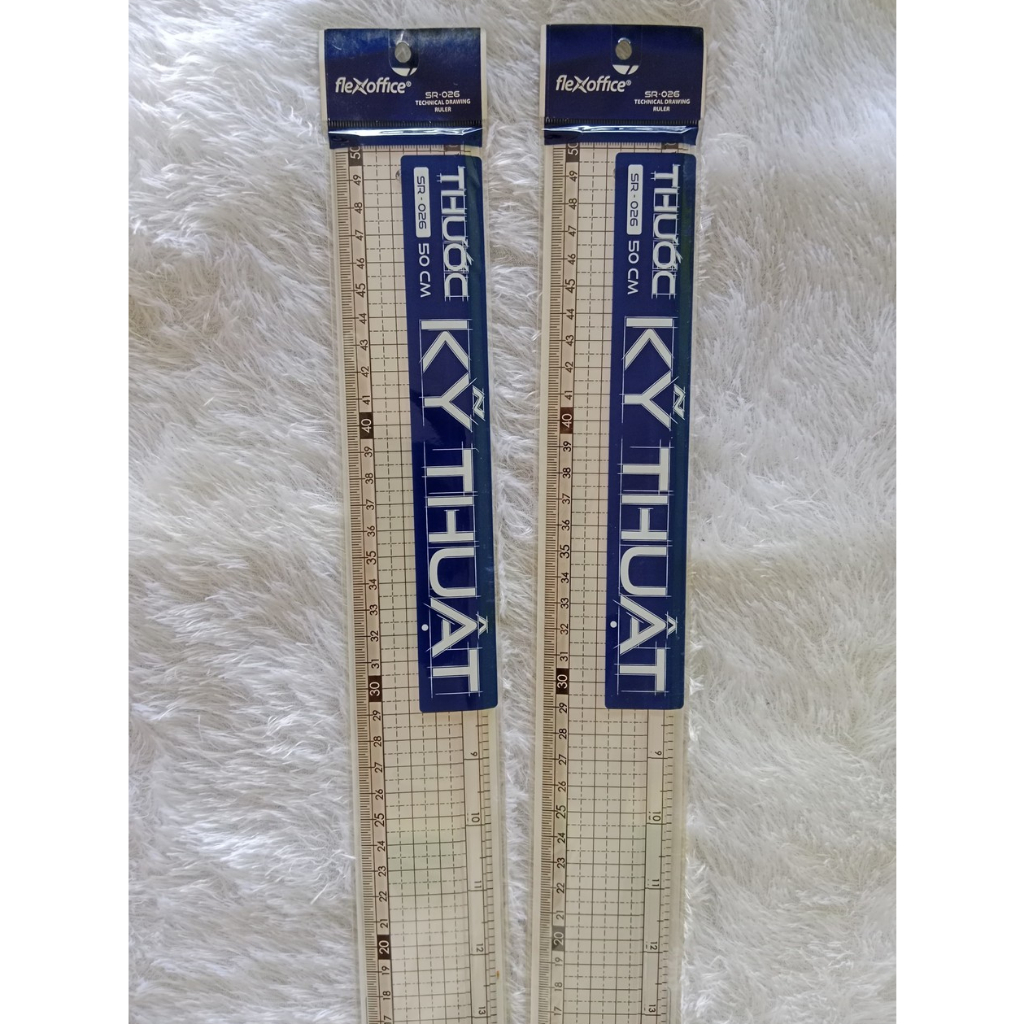 

Penggaris 50cm Flexoffice SR-026 Technical Drawing Ruler