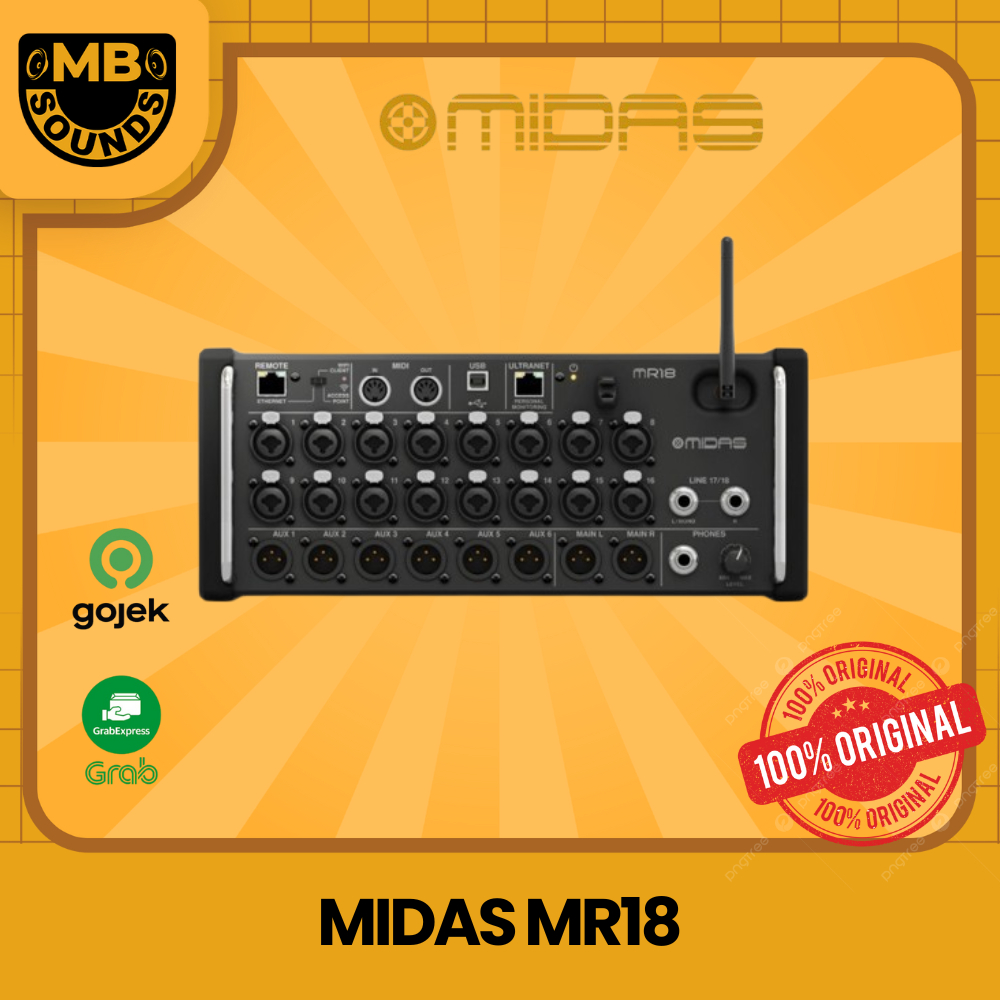 MIDAS MR18 / MR 18 / MR-18 Mixer Digital