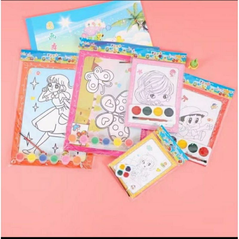

Set DIY Melukis/Edukasi Mewarnai Cat Air