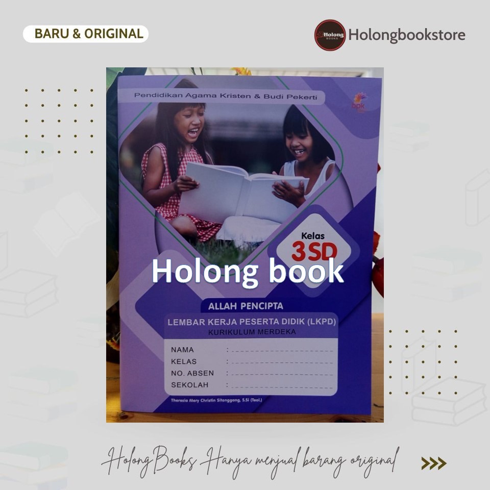 Buku LKS LKPD Agama Kristen Kurikulum Merdeka Kelas 3 SD