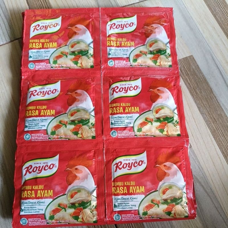 

Royco bumbu kaldu 8g x 12 saset (renceng)