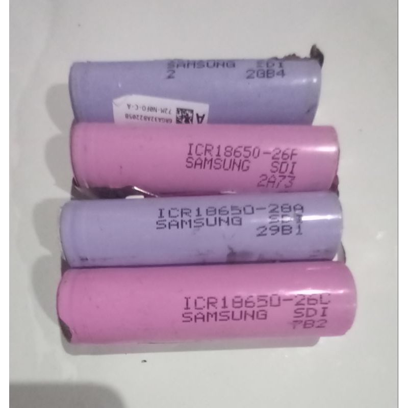 Baterai Laptop Bekas Copotan SAMSUNG ICR 18650