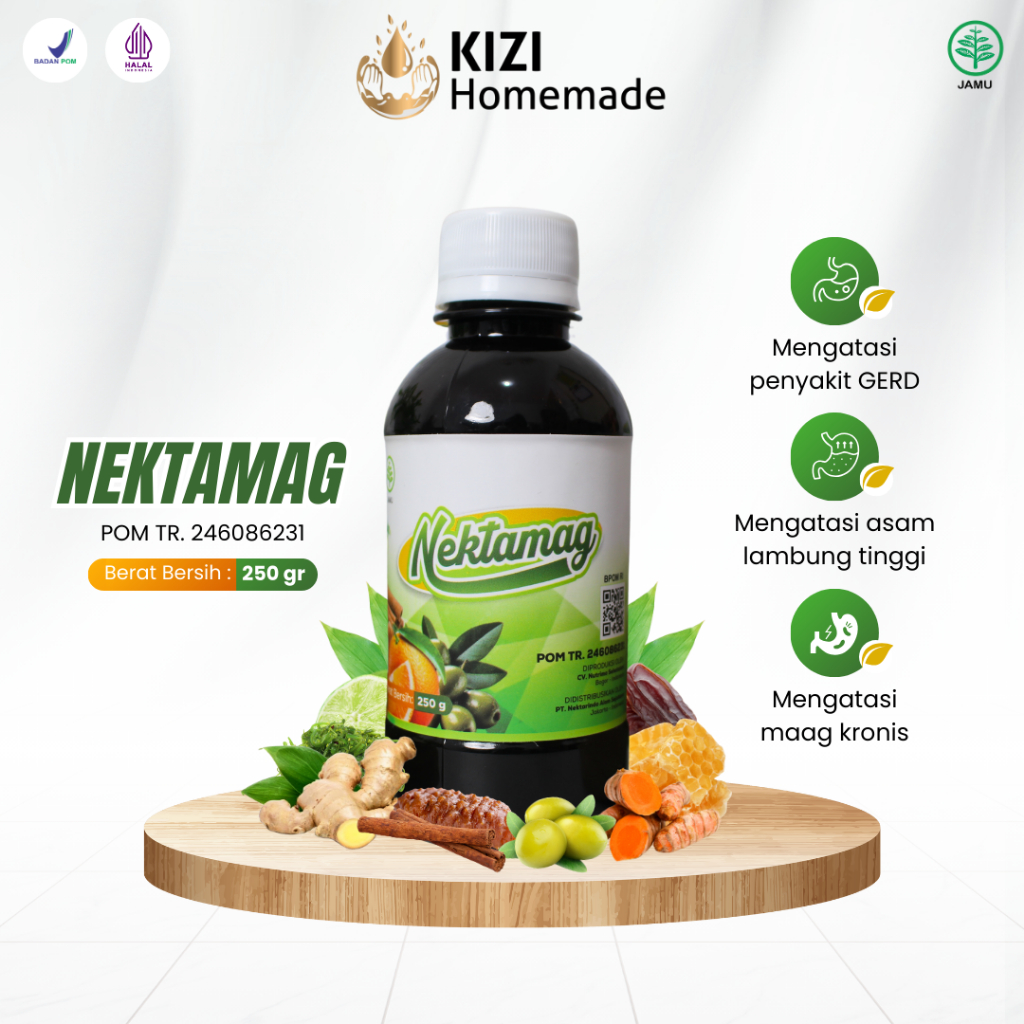 

Madu Nektamag Lambung Sehat 250ml Asli Herbal Atasi Asam Lambung Naik Pencernaan Maag Gerd Anxiety