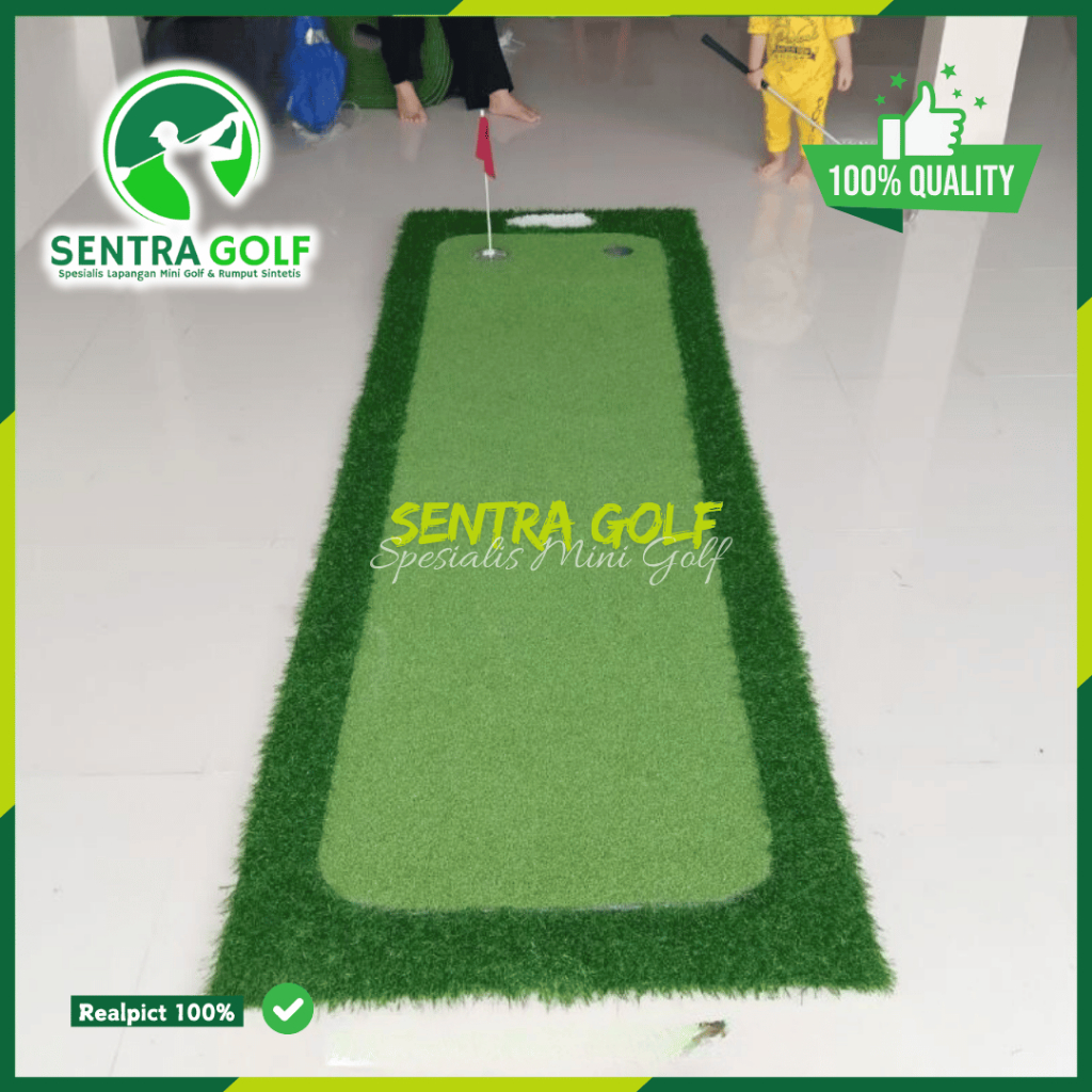 Lapangan Mini Golf / Karpet Mini Golf / Putter Green Golf 100*300 cm