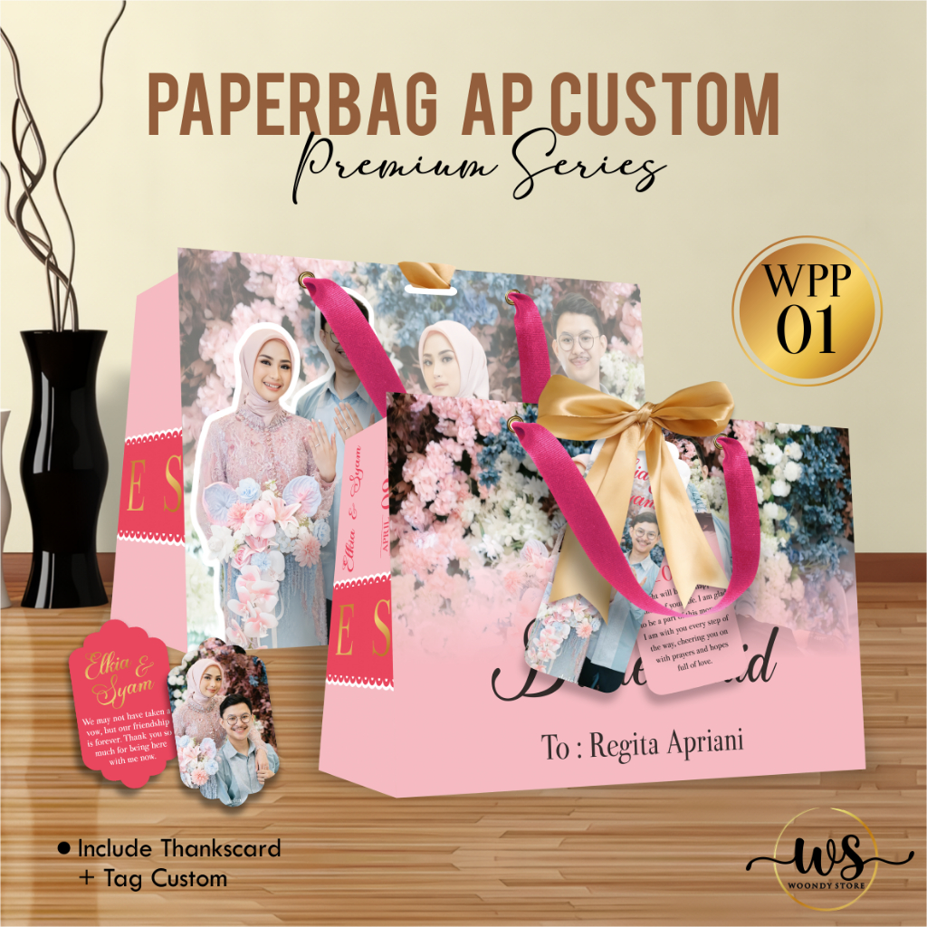 

PAPER BAG WEDDING CUSTOM - PAPERBAG WEDDING PREMIUM PAPER (WPP) - PAPER BAG FACE GRID PREMIUM SERIES
