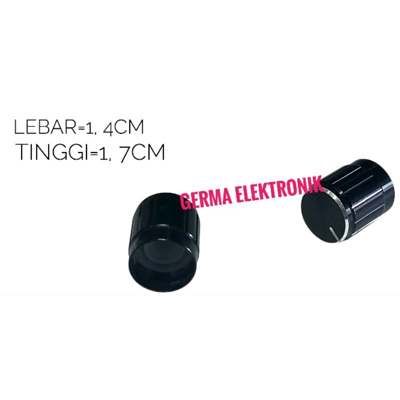 knop potensio  14mili knop potensio 1,4cm