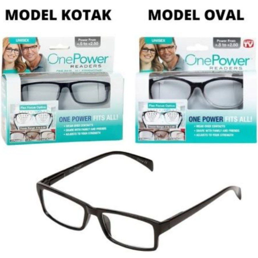 Smart Glasses Kacamata One power Reader kacamata baca