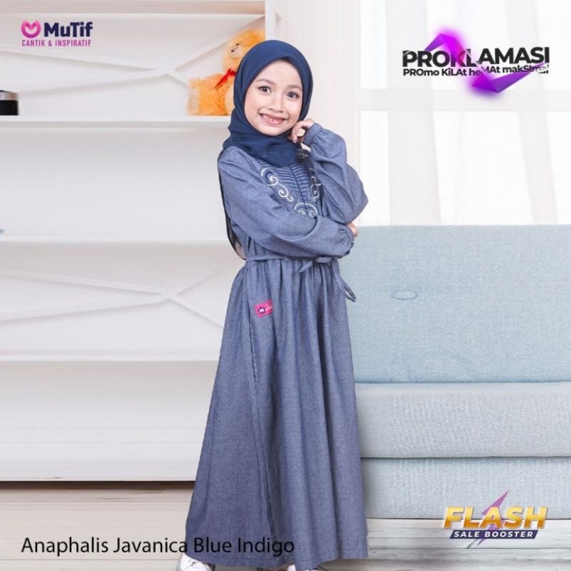 Gamis Anak Mutif Anaphalis Gamis Anak Simple Casual