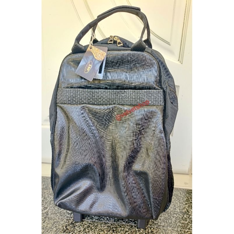 Tas Travel Traveling Trolley Bag Troly Roda Cabin 20 inch Koper BCA Prioritas Premium Banking Exclus