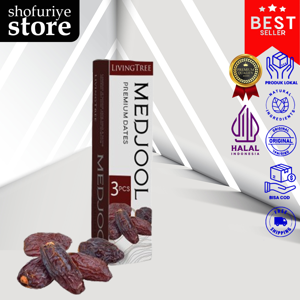 

Kurma Medjool Premium 3 Butir Kemasan Ekslusif Isian Hadiah Hampers