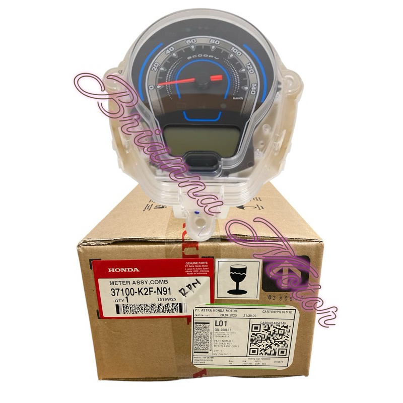 SPEEDOMETER SCOOPY TIPE SMARTKEY 37100 K2F N91