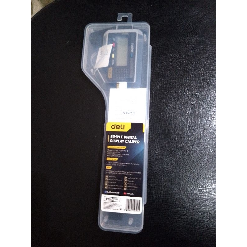 Digital Caliper Sketmat Deli 15cm / Jangka Sorong Alat Ukur Sigmat Sketmat 150mm
