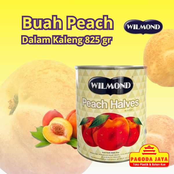 

WILMOND PEACH Halves / Buah Peach Dalam Kaleng 825 gram