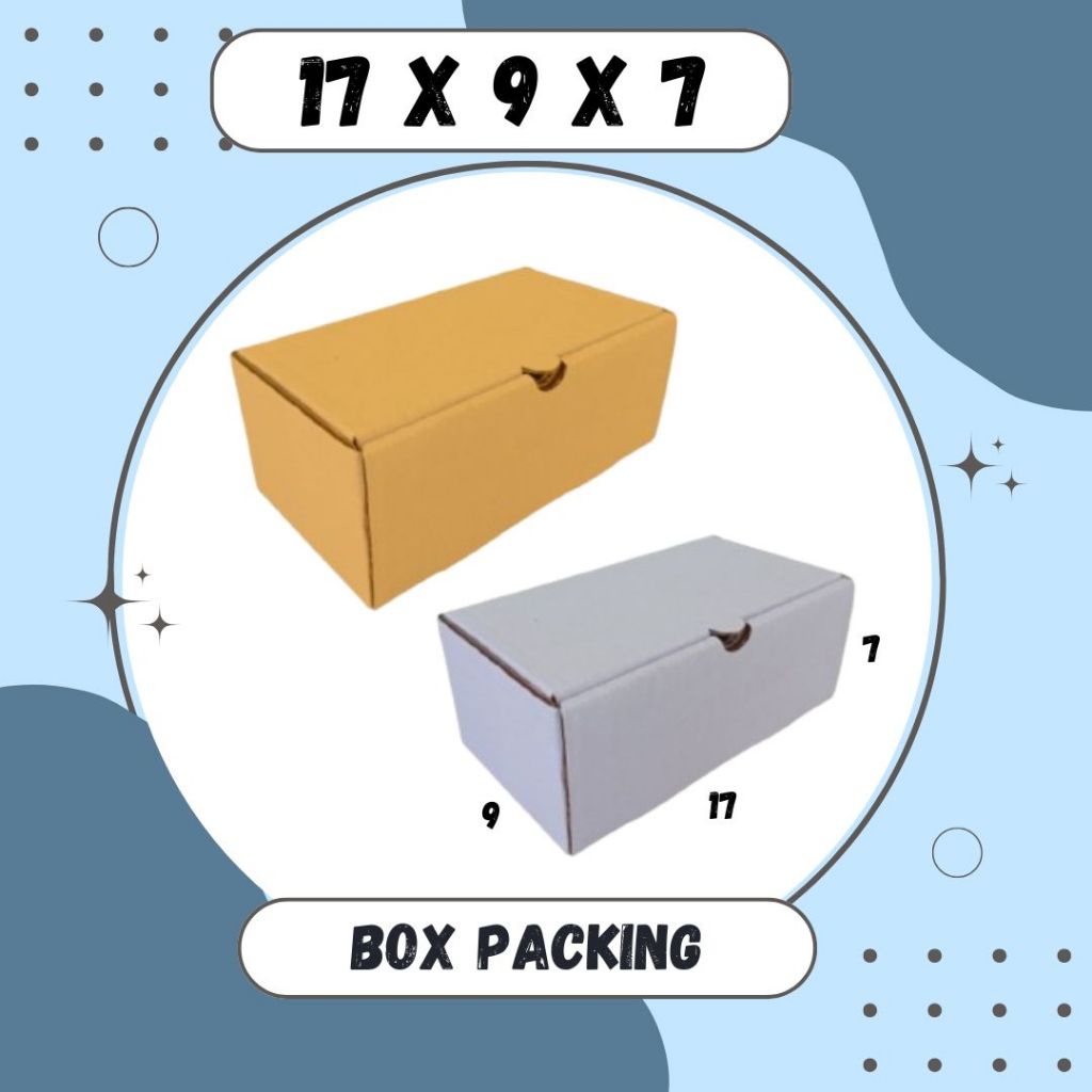 

Kardus 17x9x7 LD Box Dus Packing Kotak Kemasan Karton Souvenir Hampers Sparepart Minyak Wangi Kpsmetik