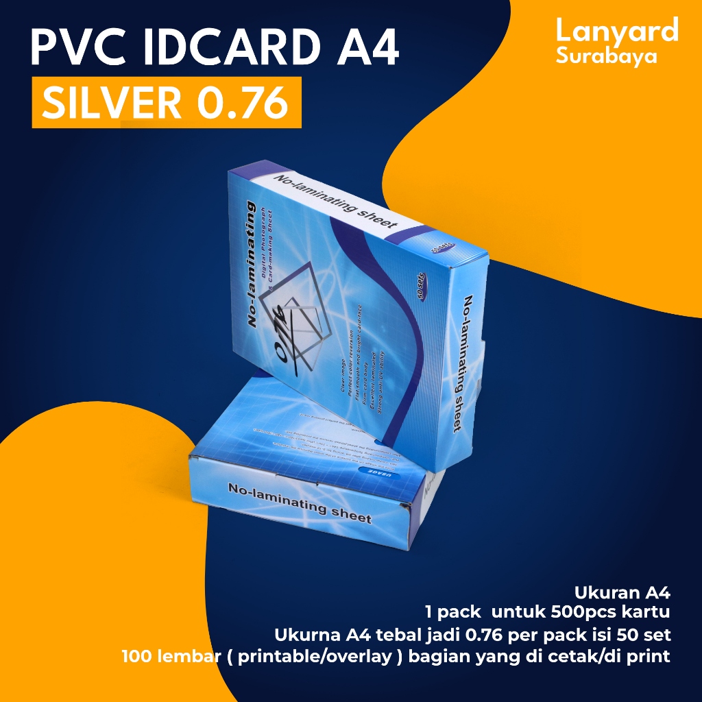 

pvc instan ukuran a4 silver tebal 0,76