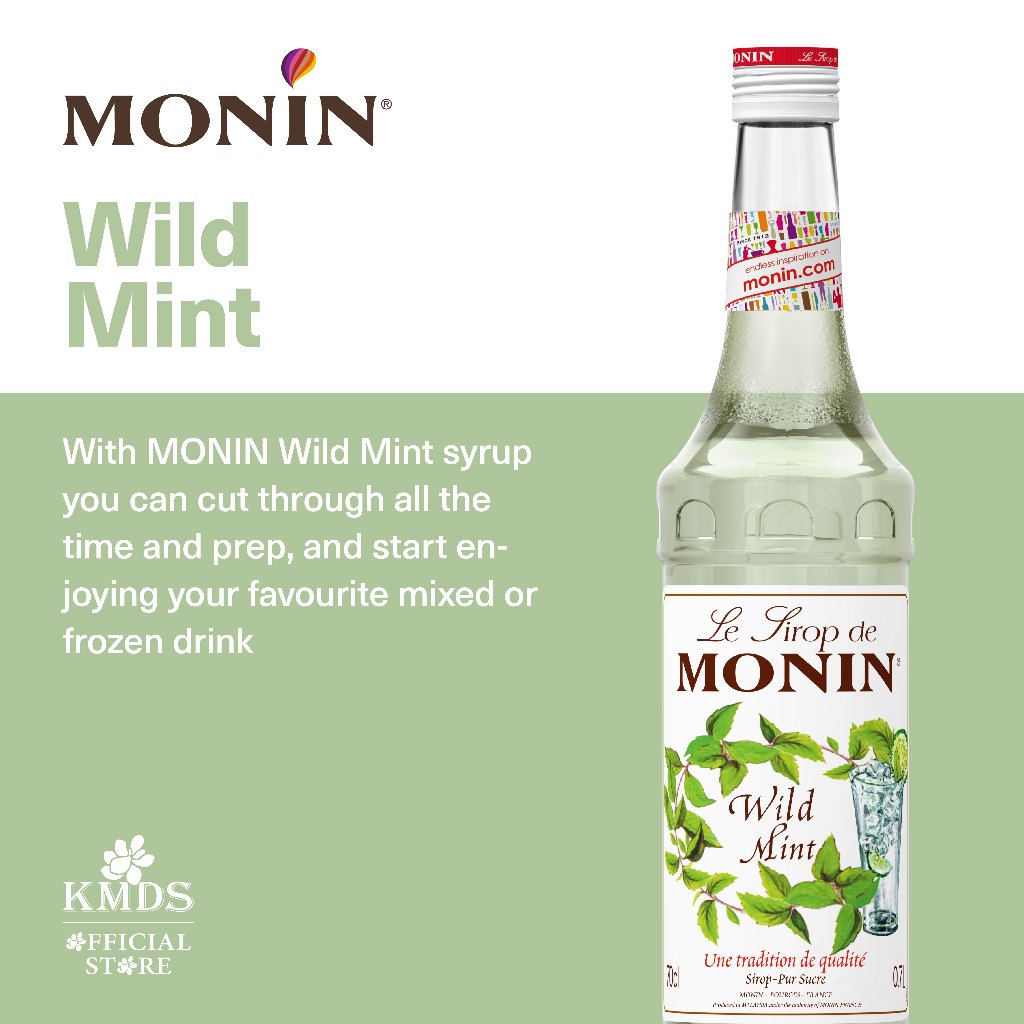 

MONIN Wild Mint syrup 25 CL 250 ML