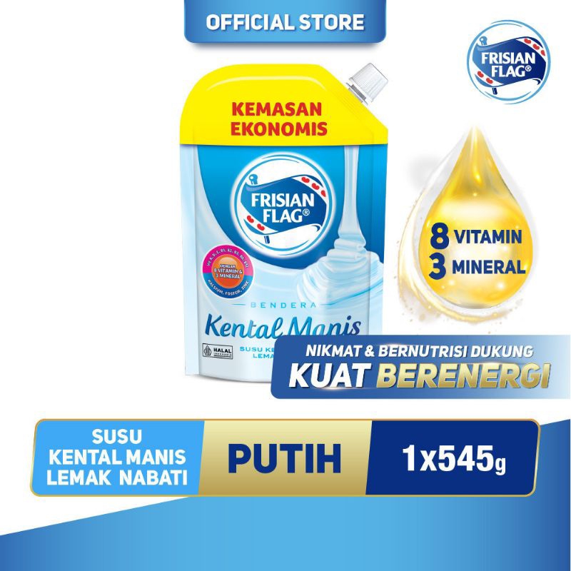 

Frisian Flag Bendera Kental Manis Pouch 545g