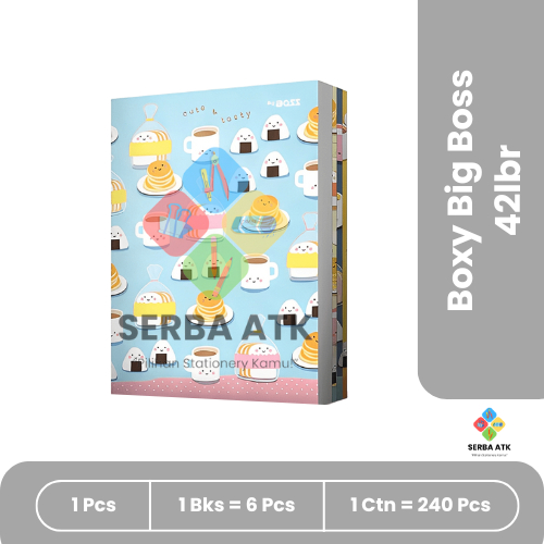 

Buku tulis panjang merk Big boss 42 lembar, 50 lembar