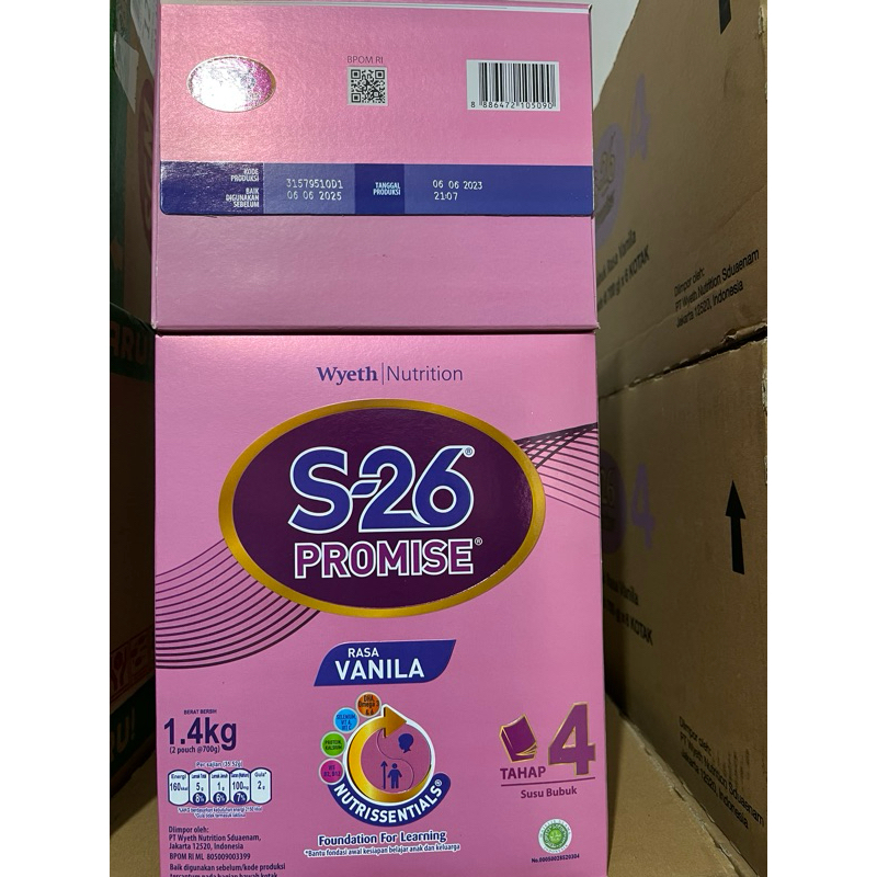 

S26 Promise Vanila Tahap 4 1,4kg (Exp juni 25)