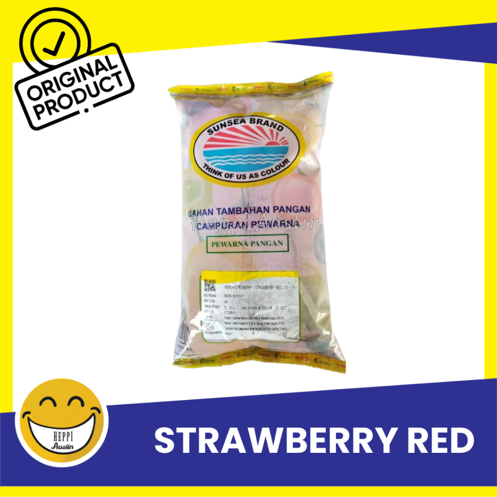

Pewarna Makanan Merah Strawberry Red Extra Sunsea Roha 1 KG