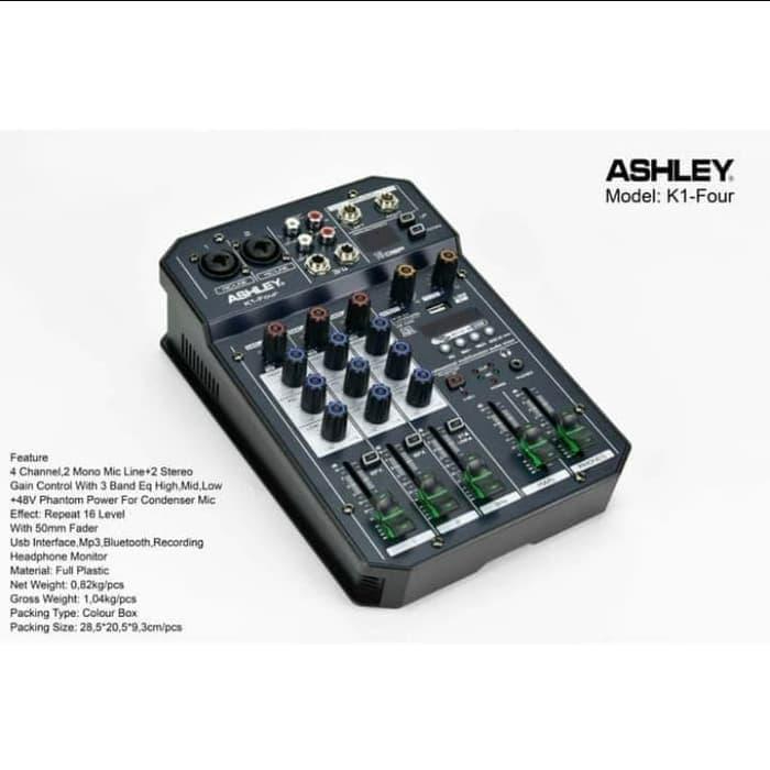 PROFESSIONAL MIXING CONSOLE ASHLEY K1-FOUR 4 CHANNEL MIXER
