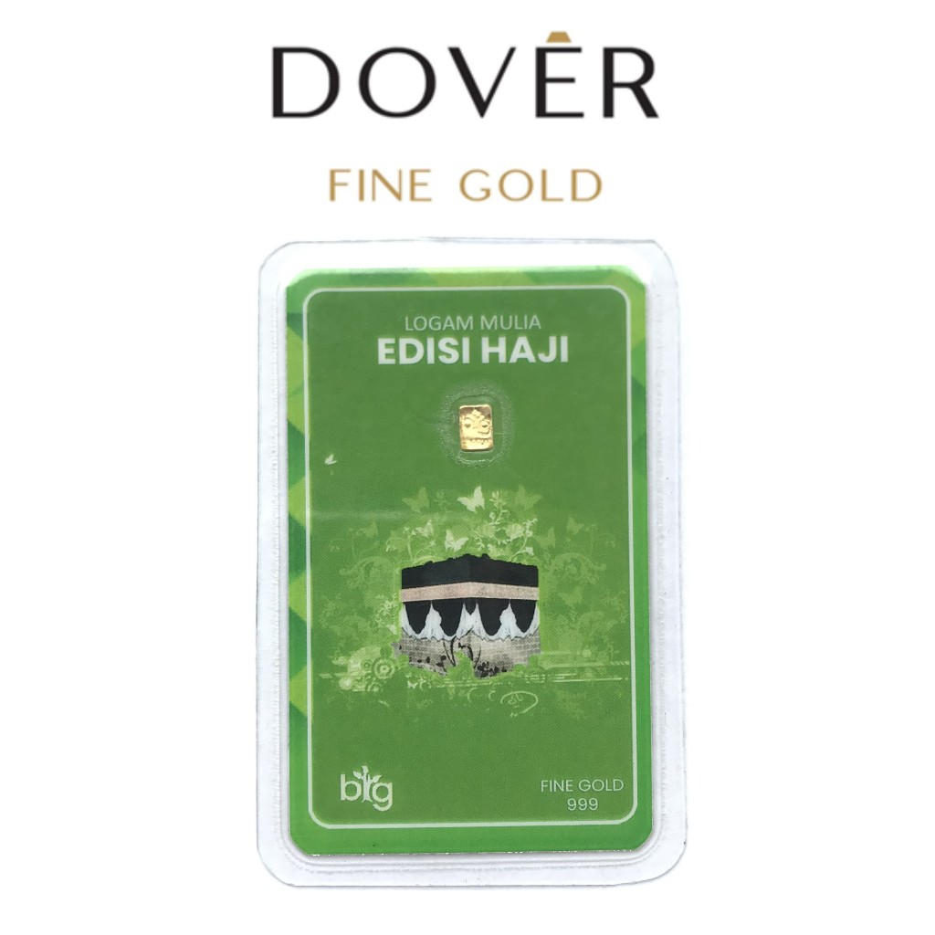 Logam Mulia Emas Big Gold 0.1 0,1 gram Edisi Lama non-PVC Laminating