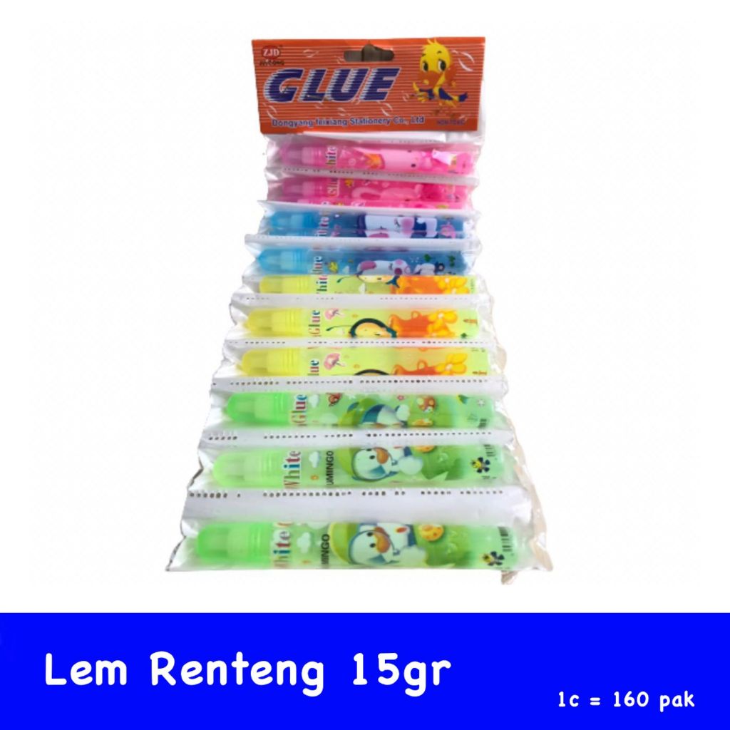 

lem renceng ( satuan ya bukan satu renceng) ZJD lem kertas cair glue paper