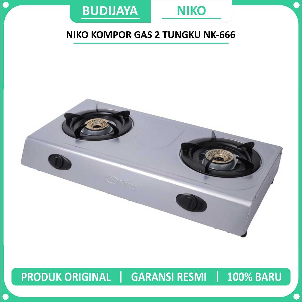 Kompor Gas 2 Tungku NIKO NK-666