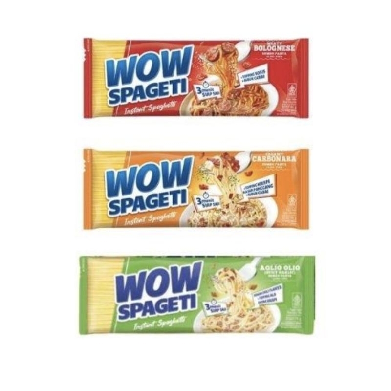 

Mie Wow Spagetti Pasta Bolognese Carbonara Sglio Olio