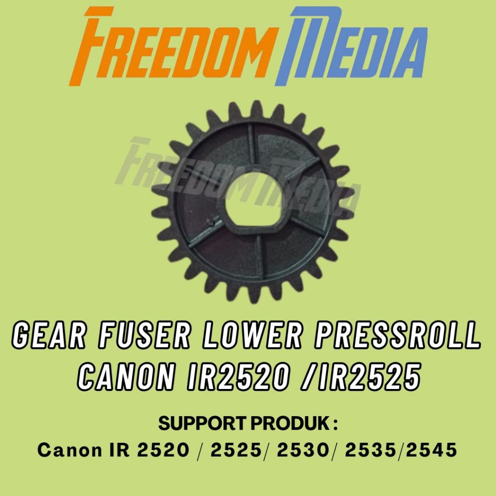 GEAR PRESSROLL GEAR FUSER LOWER - Canon IR 2520 / IR 2525/ IR 2530/ IR 2535/IR 2545