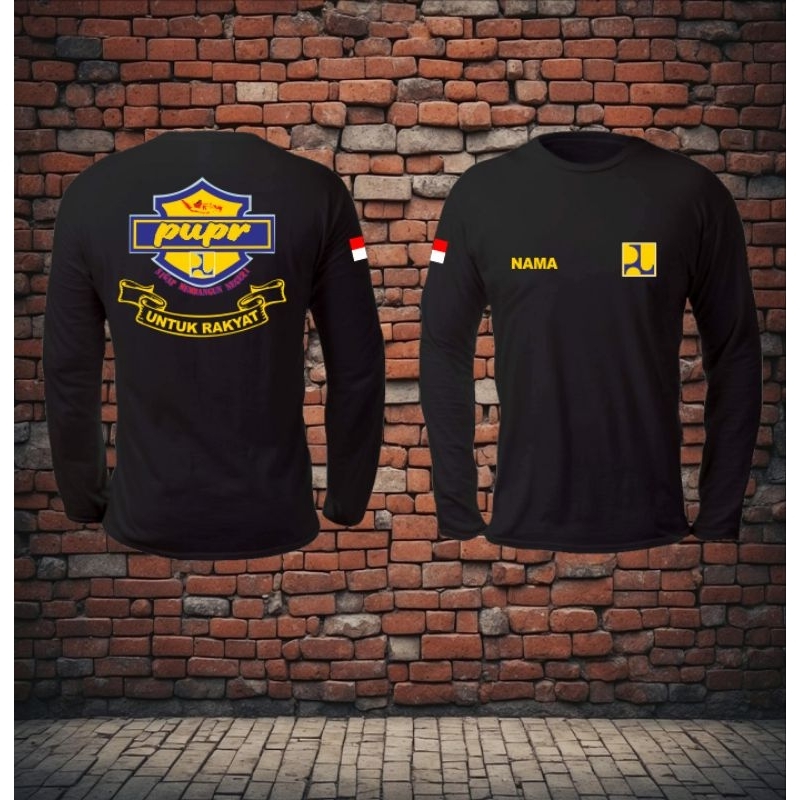 kaos PUPR lengan panjang terbaru/untuk rakyat