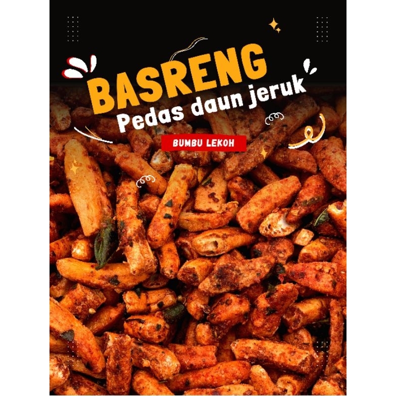 BASRENG PEDAS DAUN JERUK | BASRENG PEDAS BUMBU MELIMPAH/LEKOH