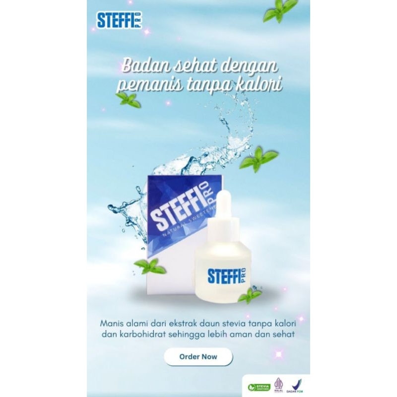 

BRITISH PROPOLIS BP STEFFI PRO GULA NON KALORI STEVIA ORIGINAL GULA UNTUK DIET