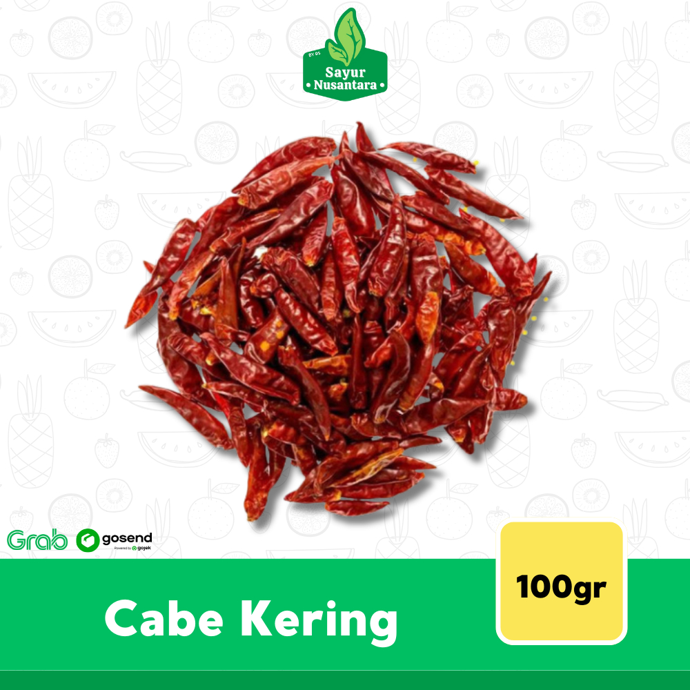 

Cabe Kering 100gr - Sayur Nusantara