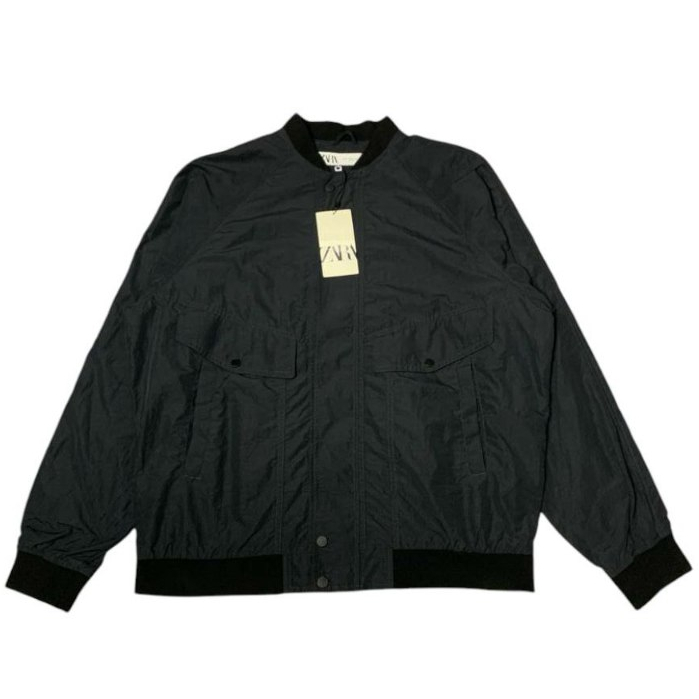 Jacket bomber zra wanita Black Bomber Jacket